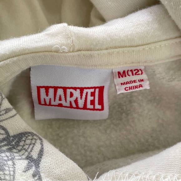 MARVEL MARVEL COMICS COMIC STRIP HOODED HOODIE SWEATSHIRT!! - Picture 10 of 11